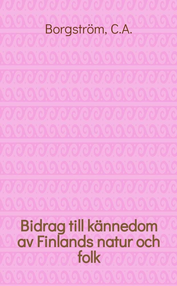 Bidrag till kännedom av Finlands natur och folk : Utgifna af Finska vetenskaps-soc. H.103 : Tillämpningen av lagen om sterilisering i Finland