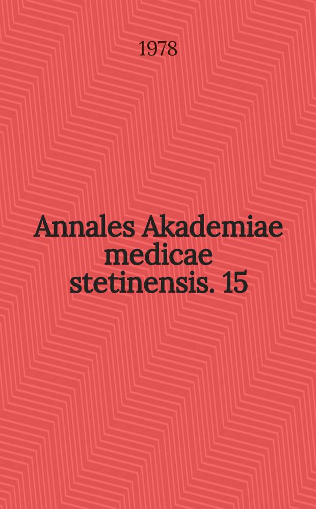 Annales Akademiae medicae stetinensis. 15 : Surgical rehabilitation of voice and speech in patients ...