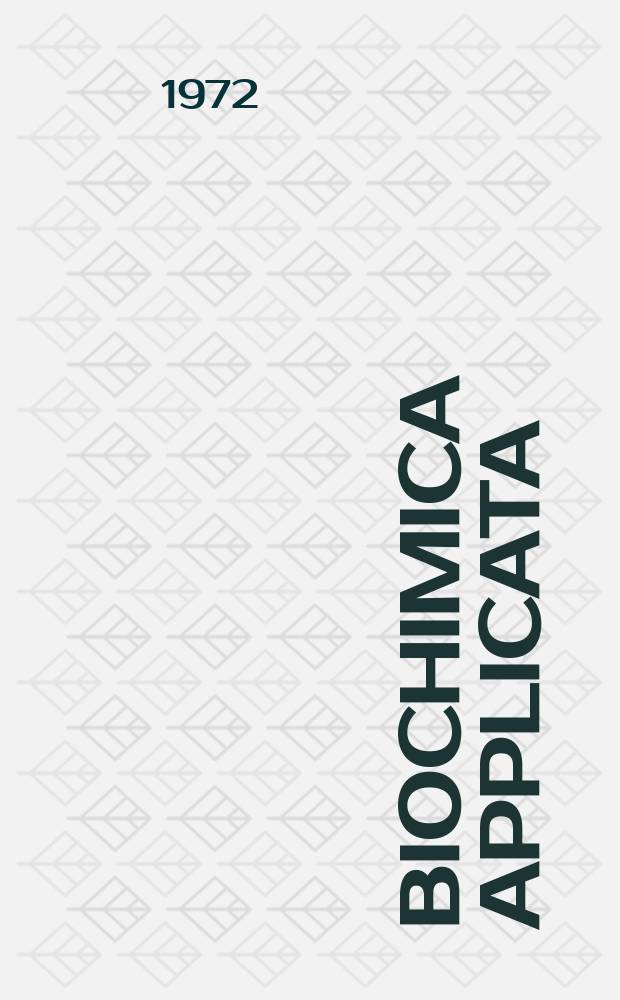 Biochimica applicata