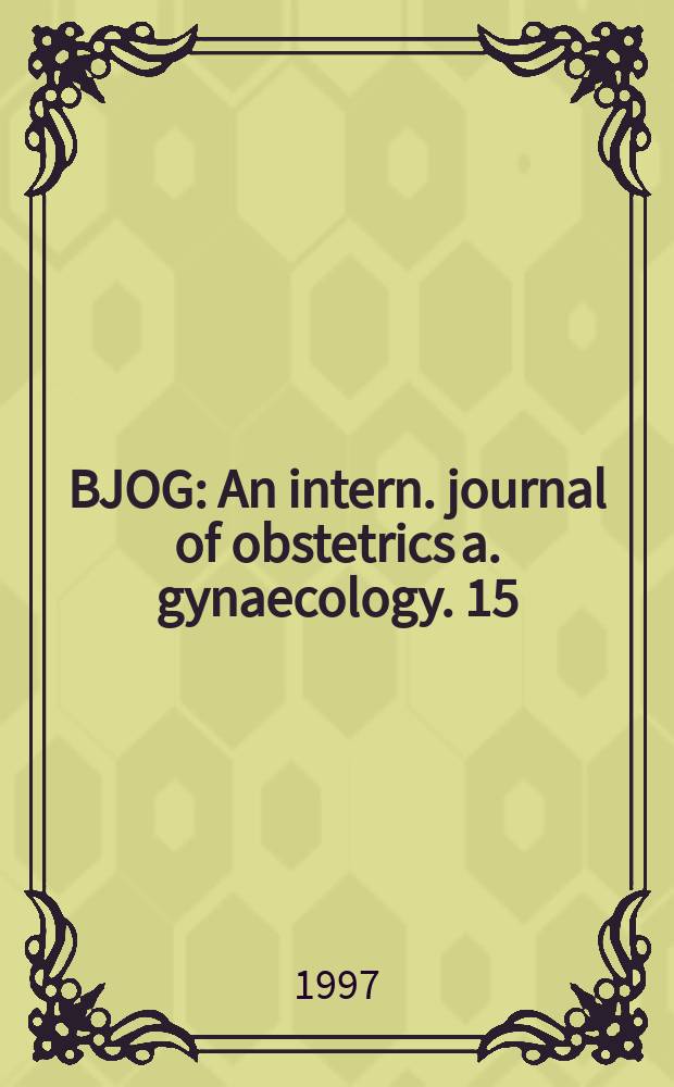 BJOG : An intern. journal of obstetrics a. gynaecology. 15 : An Economic analysis of the costs of labour induction with dicioprostone