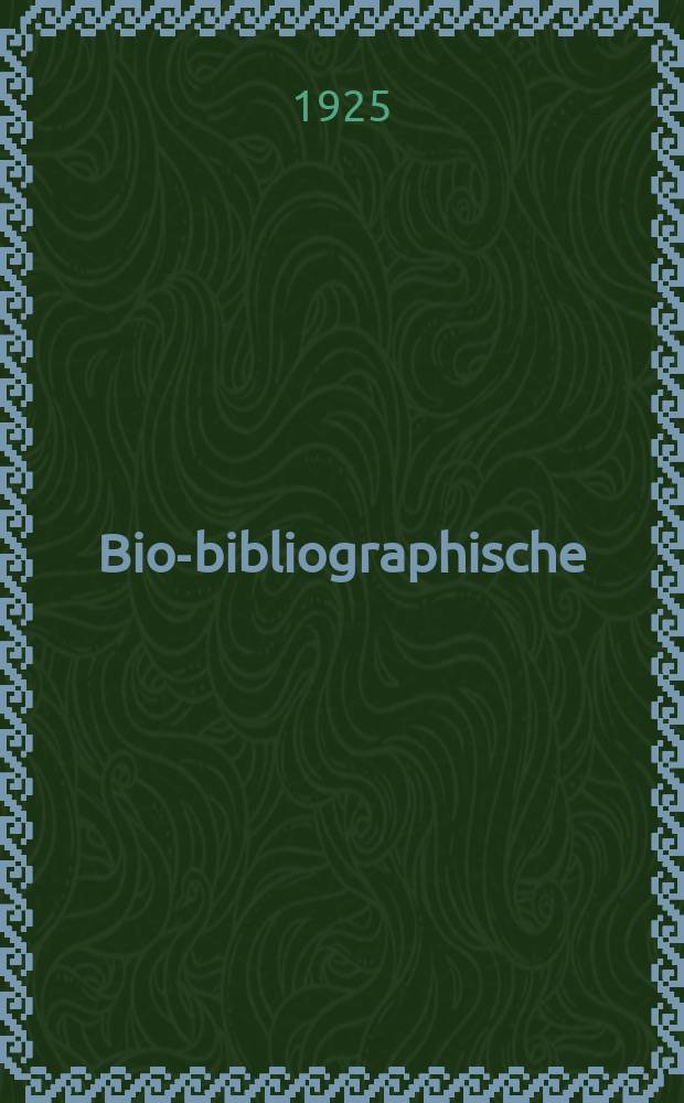 Bio-bibliographische : Beiträge zur Geschichte der Rechts- und Staatswissenschaften. H.1 : Die Bekämpfung des Zarismus