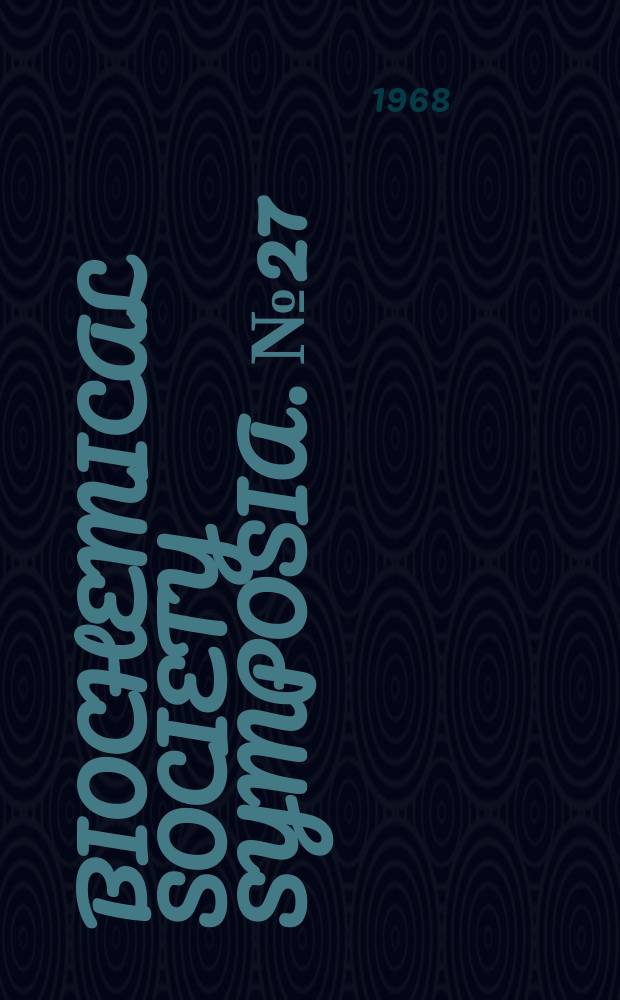 Biochemical society symposia. №27 : The Metabolic roles of citrate