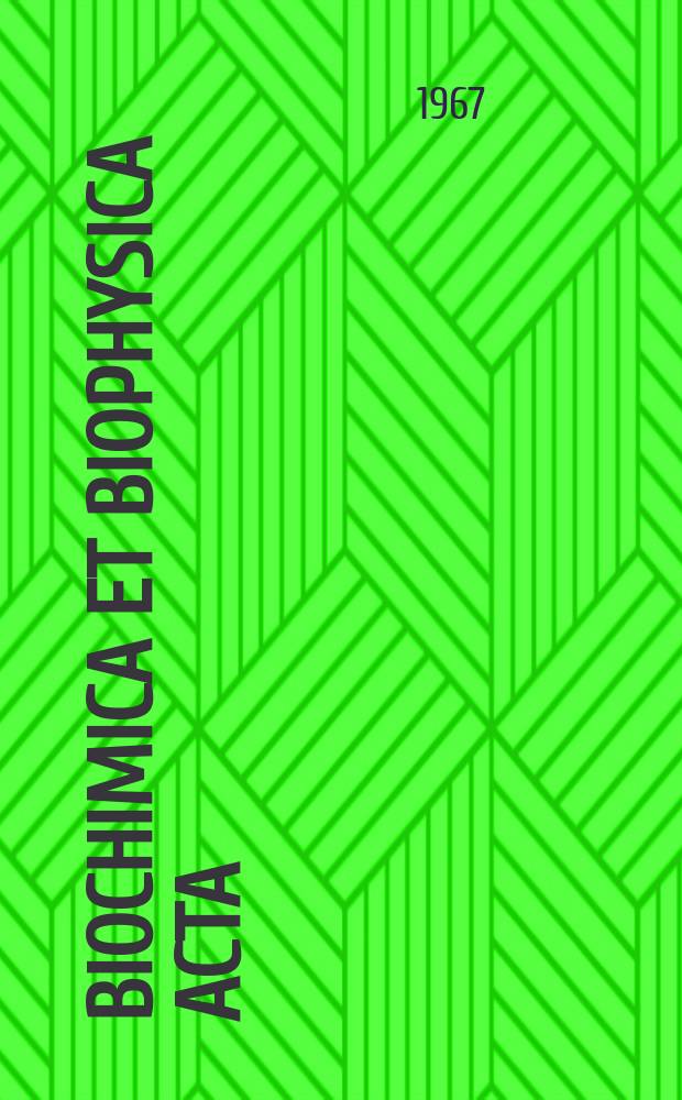 Biochimica et biophysica acta : International journal of biochemistry and biophysics. Vol.149 №2