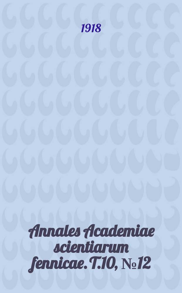 Annales Academiae scientiarum fennicae. T.10, №12 : Einige Kriterien für die Anzahl von Primfaktoren ganzer rationaler Funktion