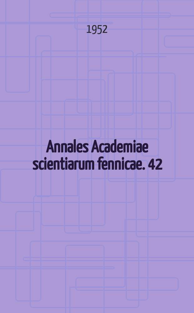 Annales Academiae scientiarum fennicae. 42 : Influence of legume upon soil fertility