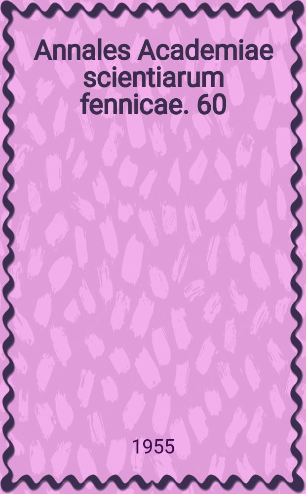 Annales Academiae scientiarum fennicae. 60 : Biochemistry of nitrogen