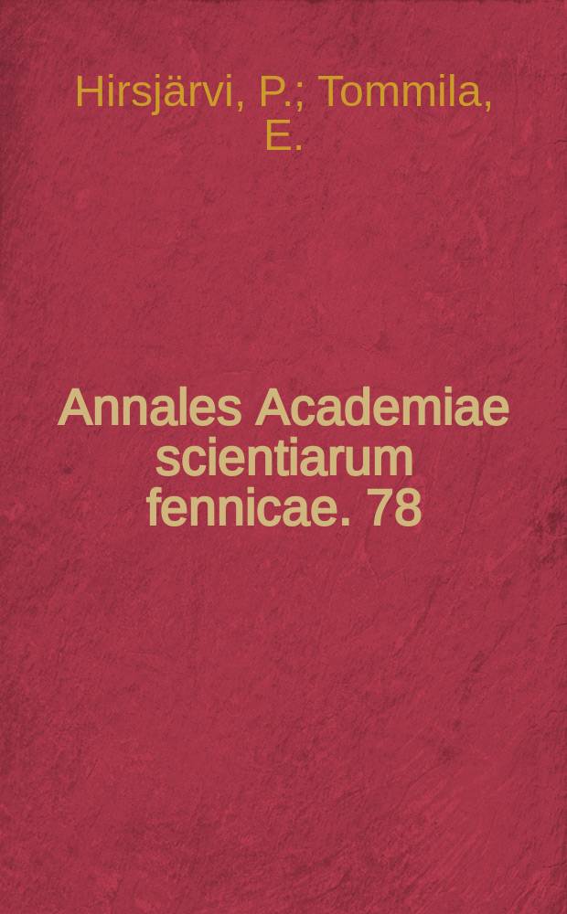 Annales Academiae scientiarum fennicae. 78 : The infrare spectra of sulphonyl chlorides and sulphonic acid esters
