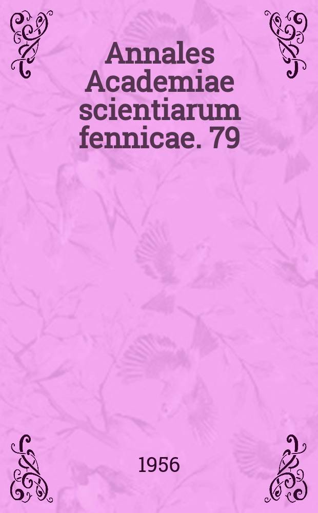 Annales Academiae scientiarum fennicae. 79 : Aspartase