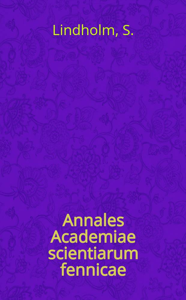 Annales Academiae scientiarum fennicae : Design, synthesis and antibacterial activity of some...