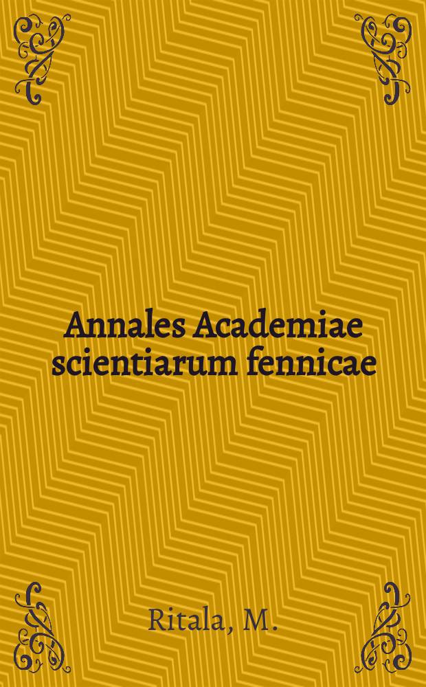 Annales Academiae scientiarum fennicae : Atomic layer epitaxy growth of titanium...