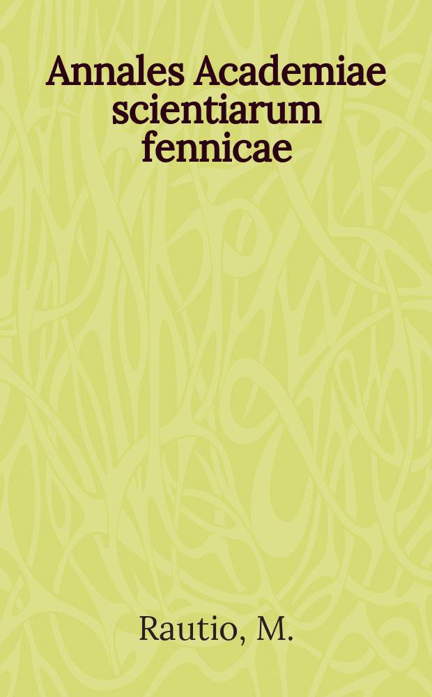 Annales Academiae scientiarum fennicae : Reduction of some 5, 5-disubstituted and...