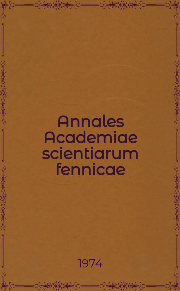 Annales Academiae scientiarum fennicae : Regulation of valine degradation in pseudomonas...