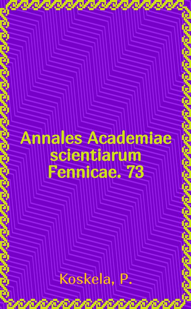 Annales Academiae scientiarum Fennicae. 73 : Capacity extension domains