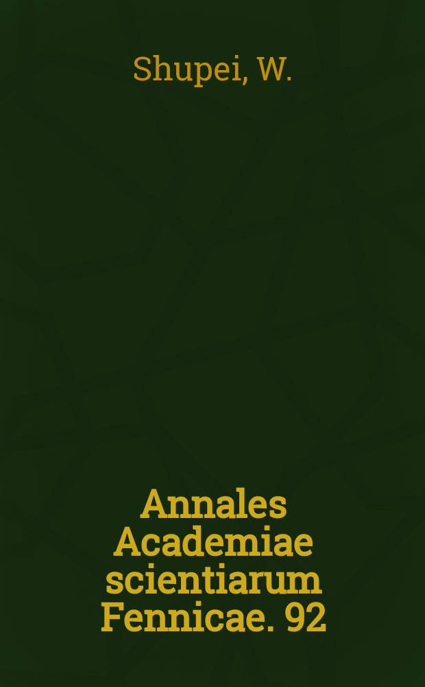 Annales Academiae scientiarum Fennicae. 92 : On the sectorial oscillation theory of f"+A(z)f=O
