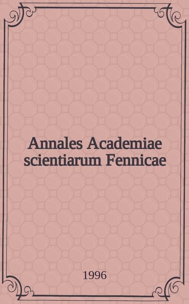 Annales Academiae scientiarum Fennicae : The G-homotopy type of proper locally linear...