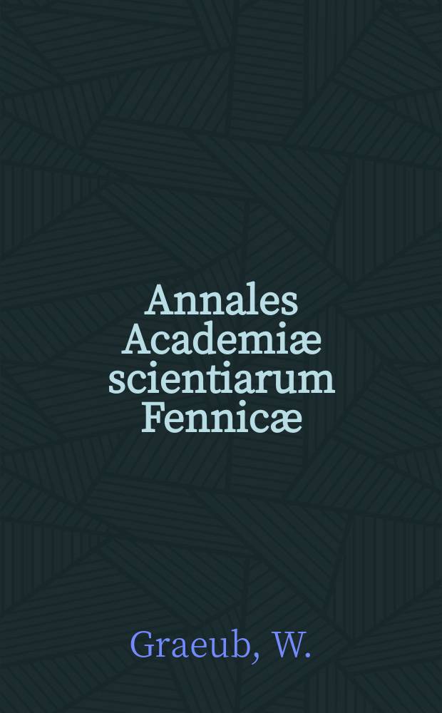 Annales Academi&aelig; scientiarum Fennic&aelig; : Der Jordansche Kurvensatz in der affinen Geometrie