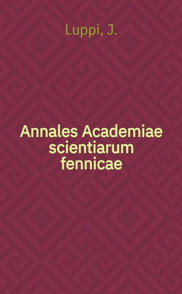 Annales Academiae scientiarum fennicae : Evaluation of general high-order phase...