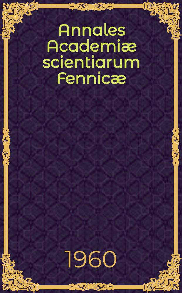 Annales Academiæ scientiarum Fennicæ : The definitions and exceptional sets for quasicomformal mappings