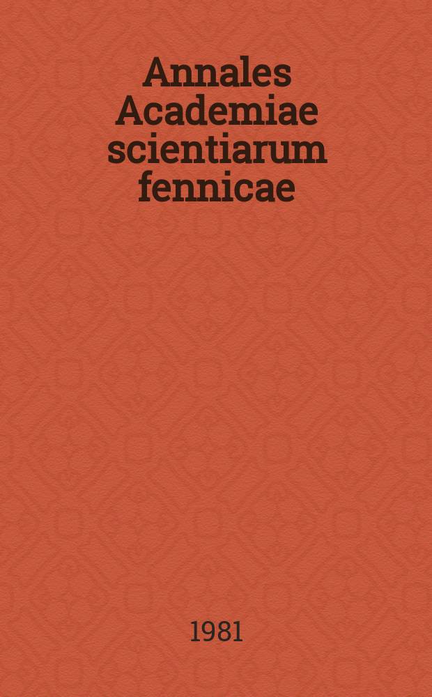 Annales Academiae scientiarum fennicae : A study on 4-alkyl- and 4-)1-hydroxyalkyl)...