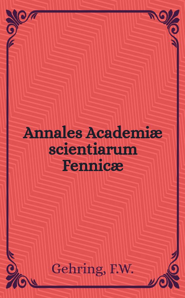 Annales Academiæ scientiarum Fennicæ : The transformations wich preserve the harominic functions