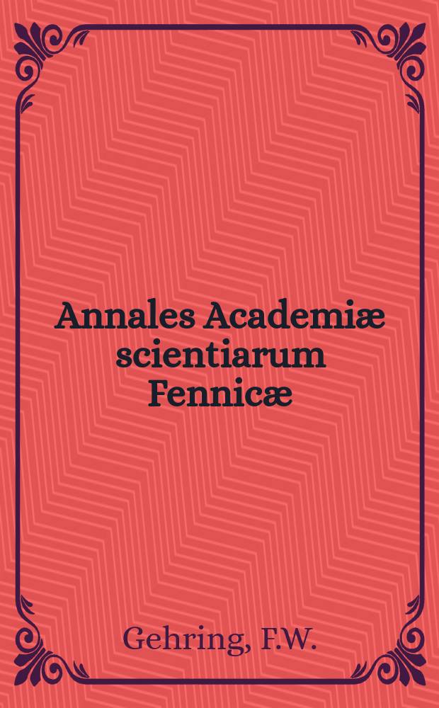 Annales Academi&aelig; scientiarum Fennic&aelig; : The transformations wich preserve the harominic functions