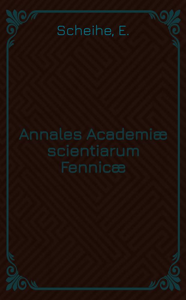 Annales Academiæ scientiarum Fennicæ : Über hermitische Formen in topologischen Vektorräumen