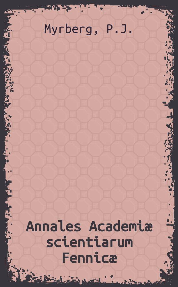 Annales Academiæ scientiarum Fennicæ : Über die analytischen Lösungen der Gleichung f(R(z))=f(z) bei Rationalem R(z)