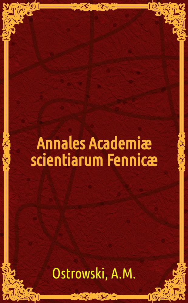 Annales Academiæ scientiarum Fennicæ : On Runge's general rule of signs