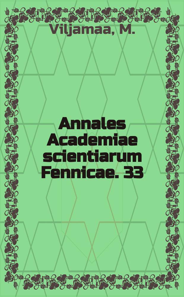 Annales Academiae scientiarum Fennicae. 33 : On the structurs of generalized Jacobian varieties