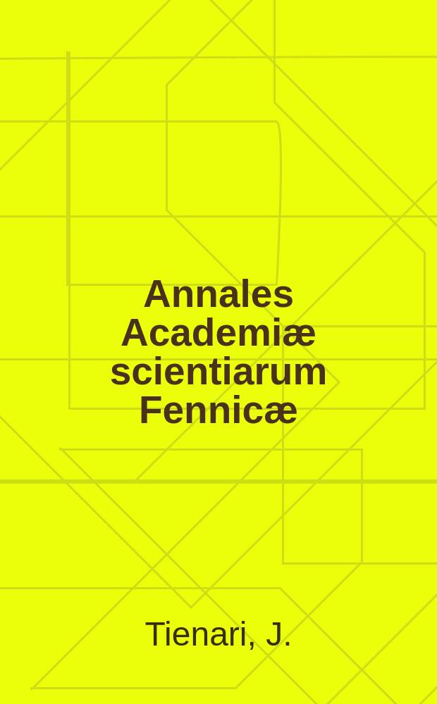 Annales Academiæ scientiarum Fennicæ : Deficiency indices of linear mapping