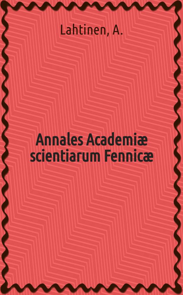 Annales Academiæ scientiarum Fennicæ : On the solutions of Δu=Pu for acceptable...