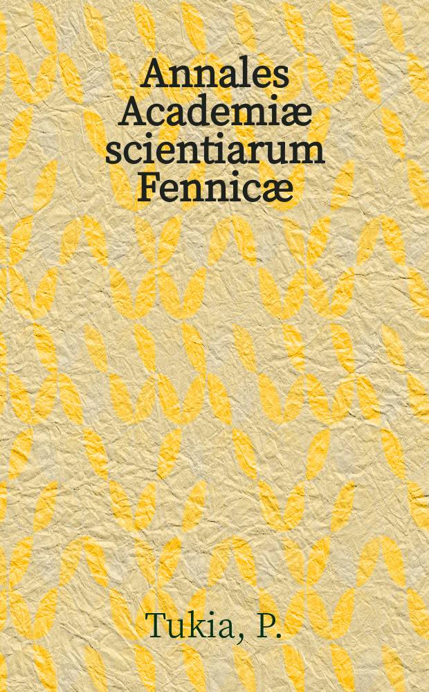 Annales Academi&aelig; scientiarum Fennic&aelig; : Extension of boundary homeomorphisms...