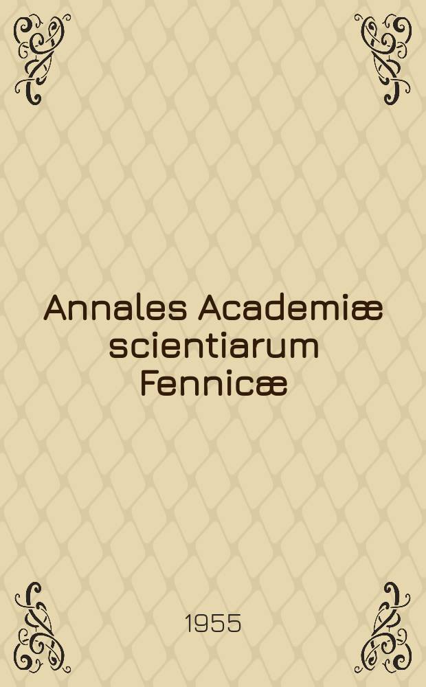 Annales Academiæ scientiarum Fennicæ : An expansion principle for distribution functions with application to student's statistic