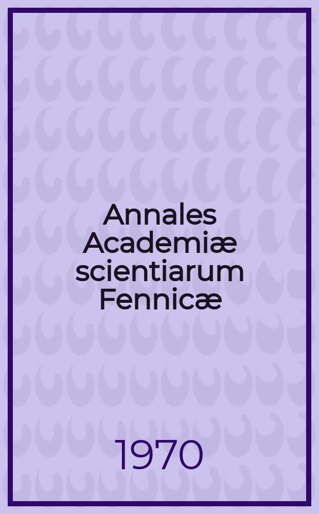 Annales Academiæ scientiarum Fennicæ : A congruence for the class number of a cyclic field