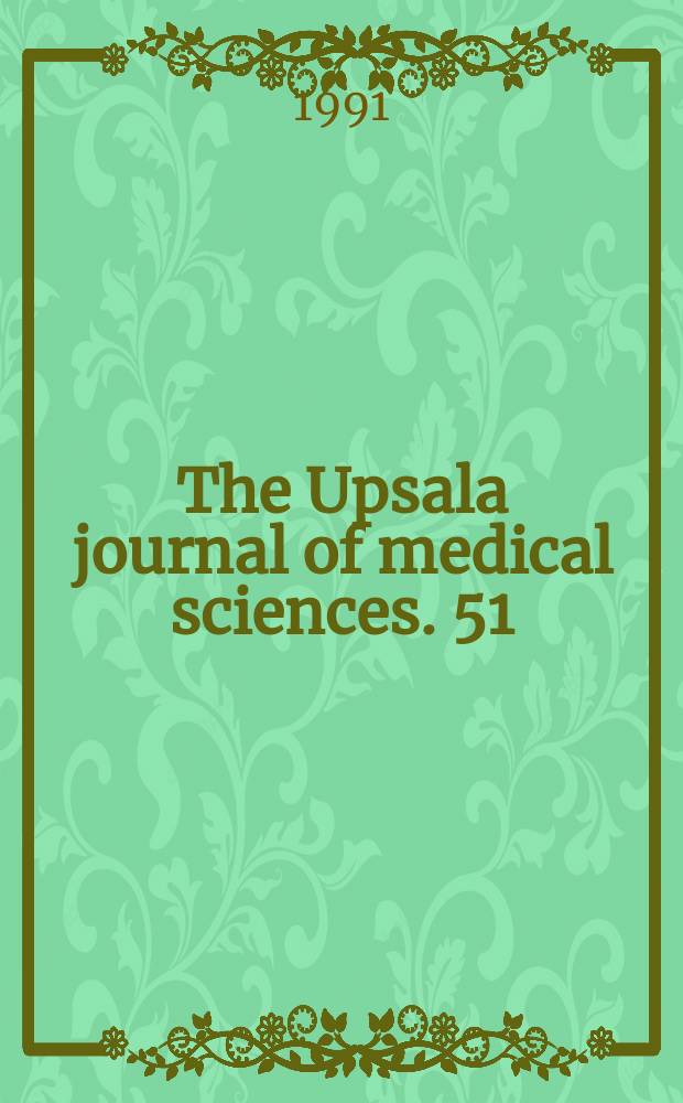 The Upsala journal of medical sciences. 51