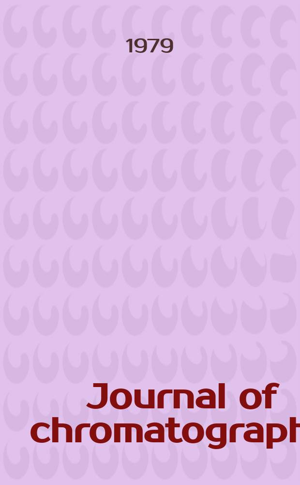 Journal of chromatography : Intern. journal on chromatography, electrophoresis and related methods. Vol.162 №3