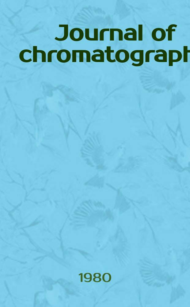 Journal of chromatography : Intern. journal on chromatography, electrophoresis and related methods. Vol.221 №1