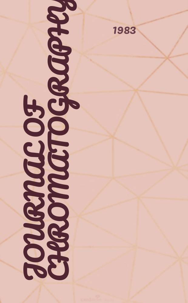 Journal of chromatography : Intern. journal on chromatography, electrophoresis and related methods. Vol.276 №2