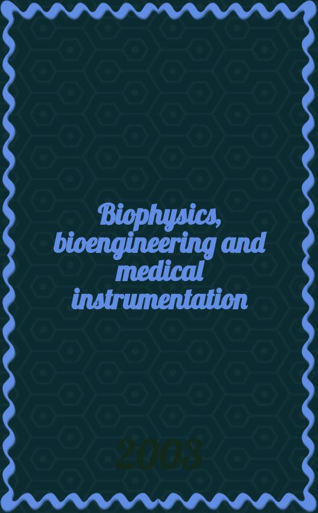Biophysics, bioengineering and medical instrumentation : Section 27 [of] Excerpta medica. Vol.44, №5