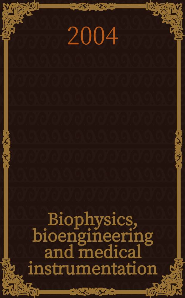 Biophysics, bioengineering and medical instrumentation : Section 27 [of] Excerpta medica. Vol.46, №6
