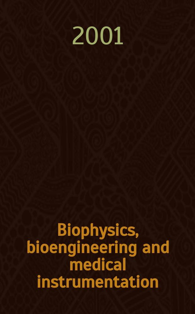 Biophysics, bioengineering and medical instrumentation : Section 27 [of] Excerpta medica. Vol.40, №7