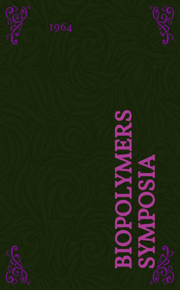 Biopolymers symposia