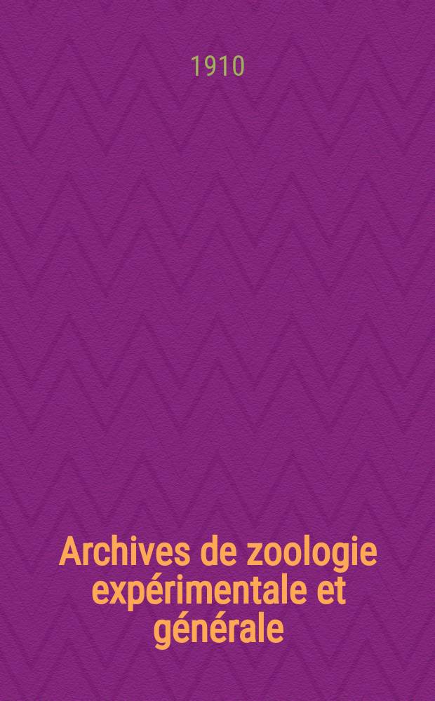 Archives de zoologie expérimentale et générale : Histoire naturelle, morphologie, histologie évolution des animaux. Sér. 5 T.4 №3 : Sphéromiens (première série) et revision des Monolistrini (Isopodes sohéromiens)