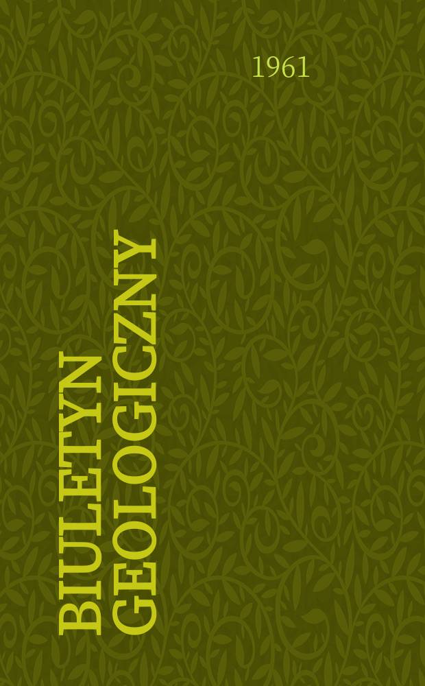 Biuletyn geologiczny