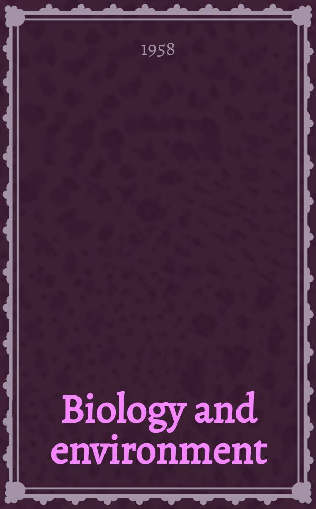 Biology and environment : Proc. of the Roy. Ir. acad. Vol.59, №16 : Pollen analytical investigations of the mire at Fallahogy Td., Co. Derry