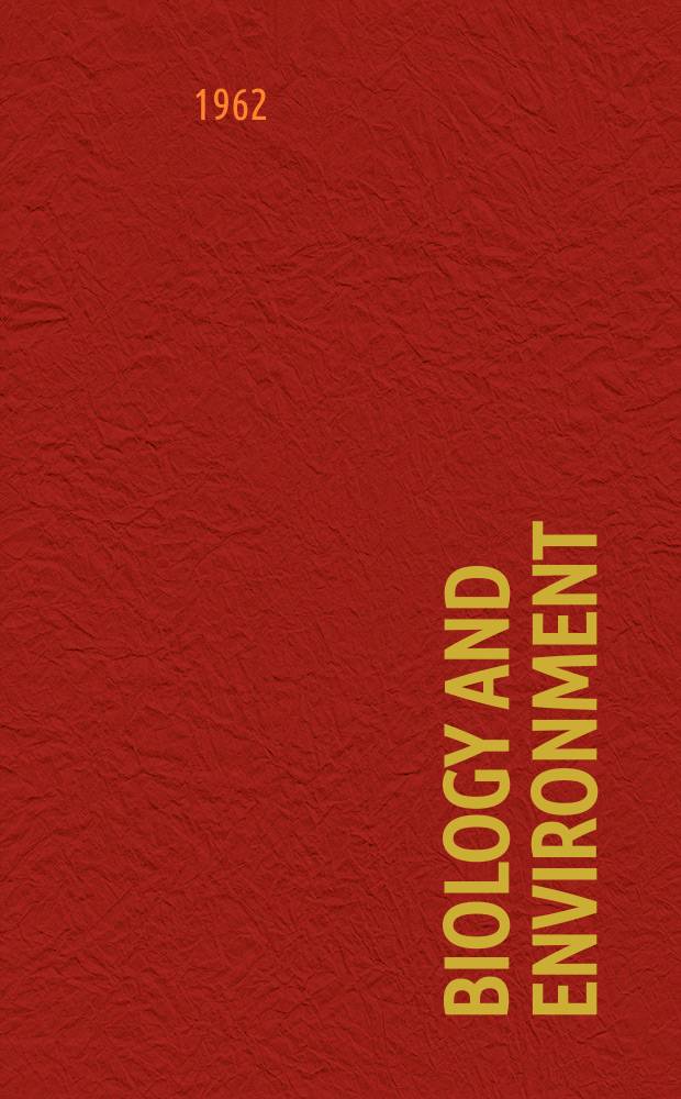 Biology and environment : Proc. of the Roy. Ir. acad. Vol.62, №10 : Studies on postembryonic growth and development of skeletal muscle