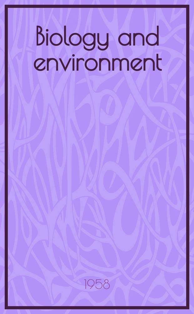 Biology and environment : Proc. of the Roy. Ir. acad. Vol.59, №5 : Salmon of the river Lee, 1944 and 1945