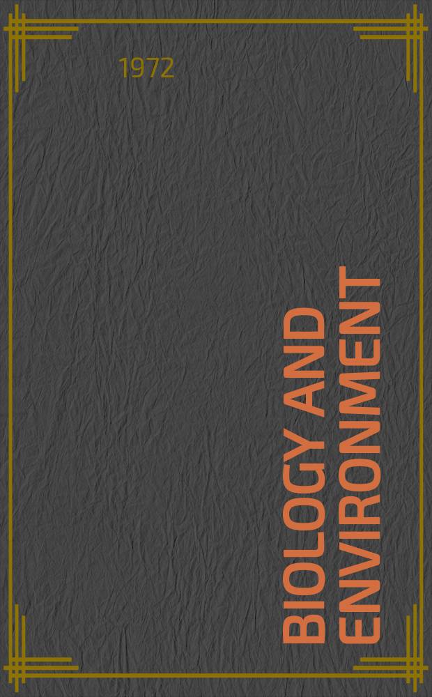 Biology and environment : Proc. of the Roy. Ir. acad. Vol.72, №8 : The deglaciation of the Sperrin Mountains ...