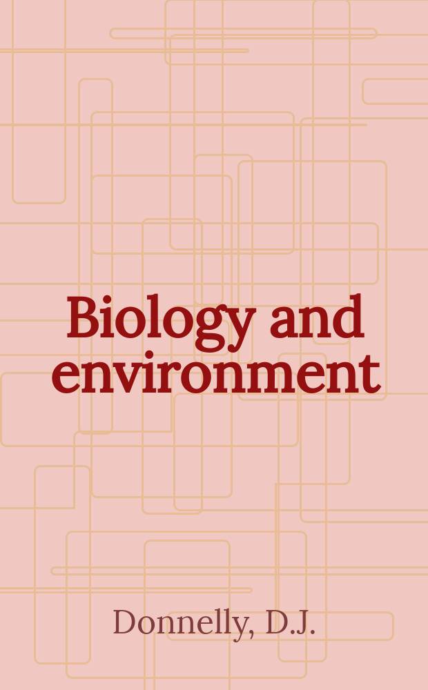 Biology and environment : Proc. of the Roy. Ir. acad. Vol.73, №9 : Synthesis ...