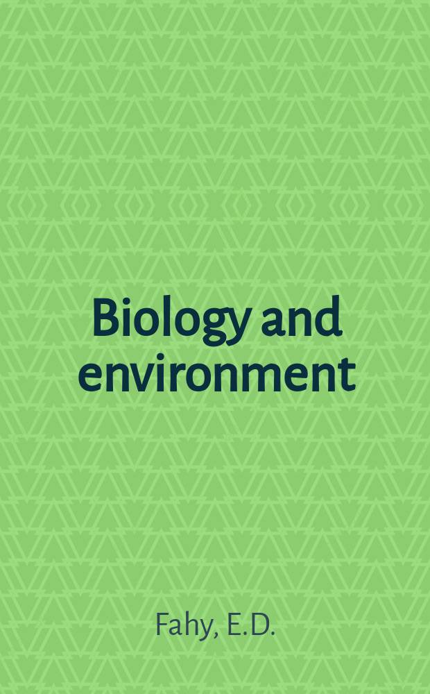 Biology and environment : Proc. of the Roy. Ir. acad. Vol.73, №10 : Observations on the growth ...